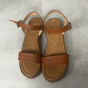 Tan sandals